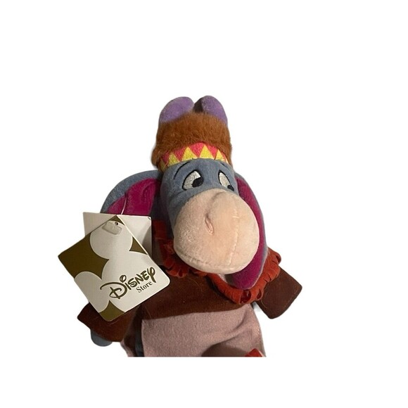 Disney Store - Indian Eeyore - Mini Bean Bag - Vintage - 8"  WITH TAG - Picture 15 of 16